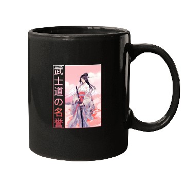 Discover Bushido Code Anime Samurai Girl Japanese Warrior K Mugs