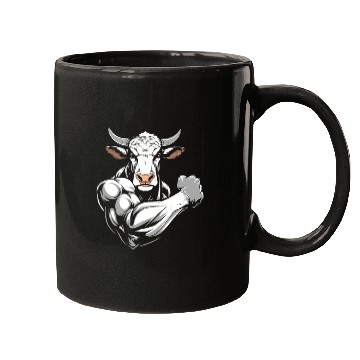 Discover Workout Gym Cow Mugs