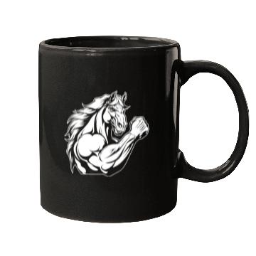 Discover Workout Gym Horse Mugs