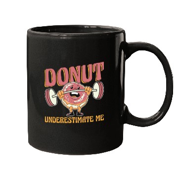 Discover Fitness Donut Donut Gym Mugs