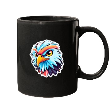 Discover Eagle Bird Illustration Mugs