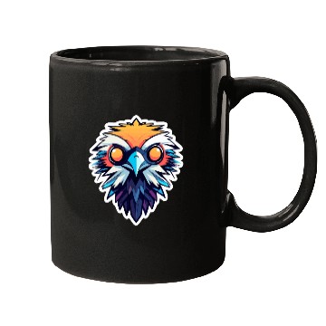 Discover Eagle Bird Illustration Mugs