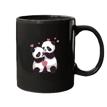 Discover I Love You Panda Mugs