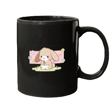Discover Kawaii Bunny Pastel Sweet Chibi Bunny Cute Aesthet Mugs