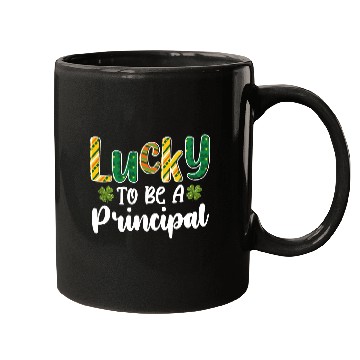 Discover Lucky To Be A Principal School St Patrick's Day Mugs
