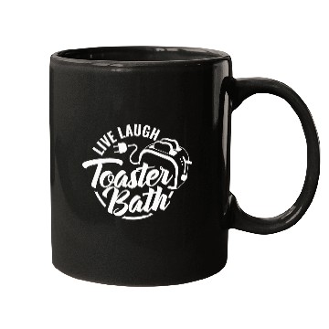 Discover Live Laugh Toaster Bath 2 Mugs