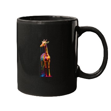 Discover Rainbow Colored Giraffe Mugs