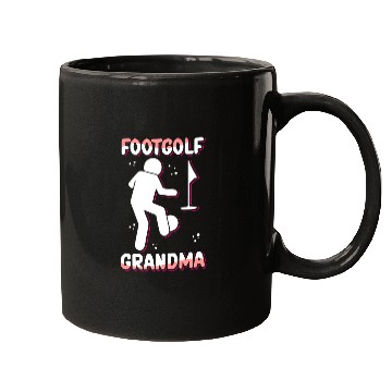 Discover Footgolf Grandma Footgolfer Player Mugs