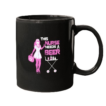 Discover This Nurse Needs A Beer V2 Mugs