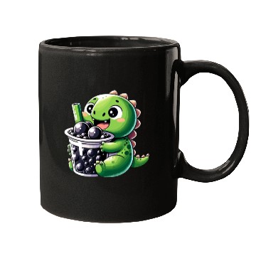 Discover Boba Tea Dragon Kawaii Mugs