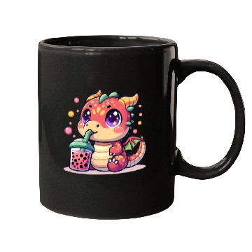 Discover Boba Tea Dragon Kawaii Mugs