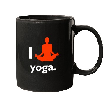 Discover I love yoga Mugs