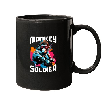 Discover Monkey Soldier Mugs