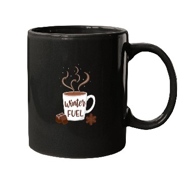 Discover Winter Fuel coffee an chocolate Mugs