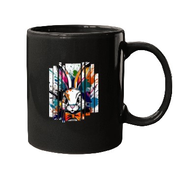 Discover Rabbit Splash Painting Mugs
