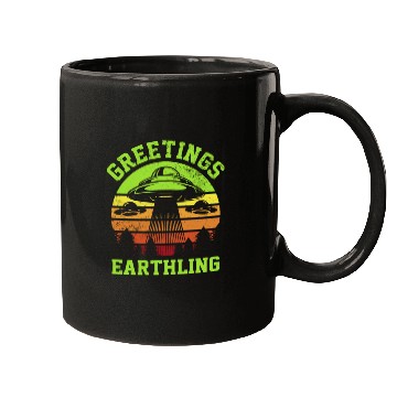 Discover Alien, Aliens, UFO, UAP, Space Unknown Flight Mugs