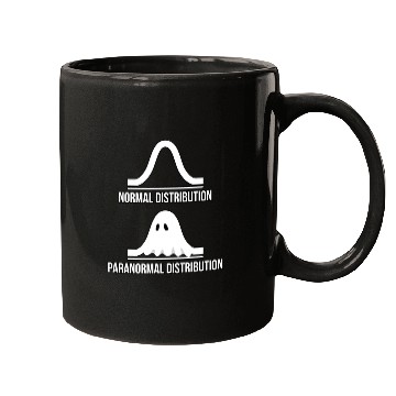 Discover Halloween Normal Distribution Paranormal Math Mugs