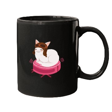 Discover Robot Vacuum Cleaner Cat Robot Mugs