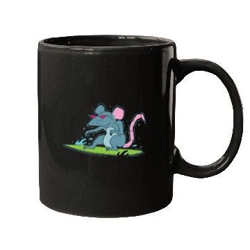 Discover Rat surfing Pet Rodent Mugs