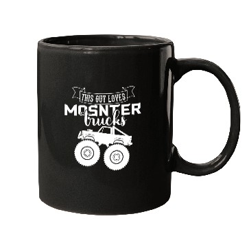 Discover THIS GUY LOVES MONSTER TRUCKS Mugs