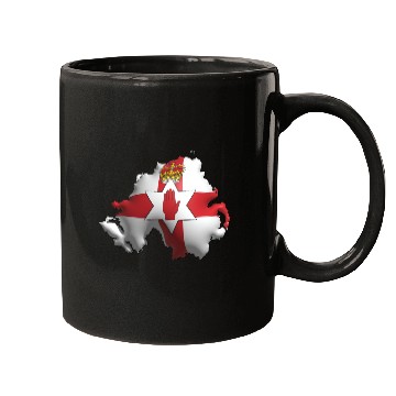 Discover Northern Ireland - 3D Flag Map Mugs