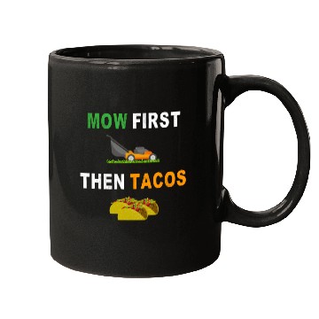 Discover Lawn Mowing Taco Mower Grass Cutting Mugs
