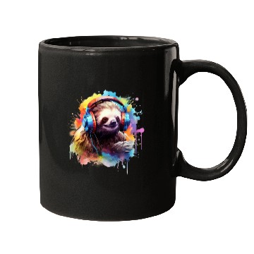 Discover Sloth DJ Mugs