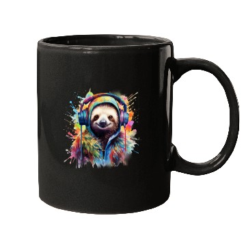 Discover Sloth DJ Mugs