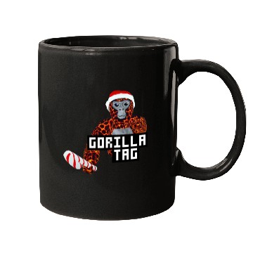 Discover Gorilla Tag Santa Monkey Candy Cane Gorilla Mugs