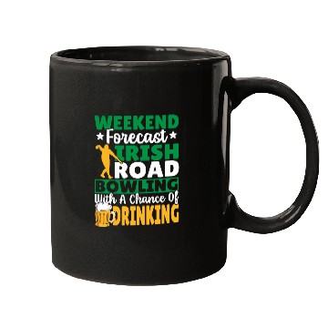 Discover Weekend Forecast Irish Road Bowling Mugs