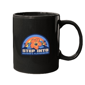 Discover Step into Nature's playground Mugs