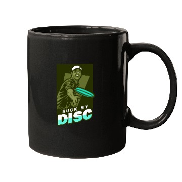 Discover Disc Golf Tournament Suck My Disc Boy Mugs