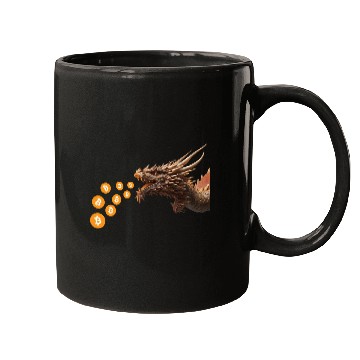 Discover Bitcoin dragon Mugs