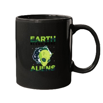 Discover Alien, Aliens, UFO, UAP, Space Unknown Flight Mugs