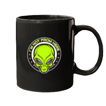 Discover Alien, Aliens, UFO, UAP, Space Unknown Flight Mugs