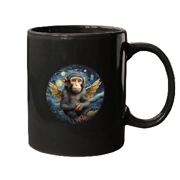 Discover monkey with wings Mugs