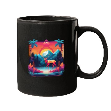 Discover Palm Pixels Paradise Mugs