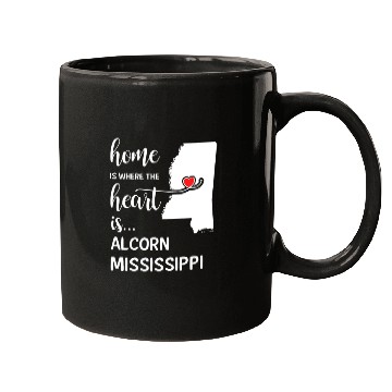 Discover Alcorn County Mississipi Is Where My Heart Is Gift Mugs