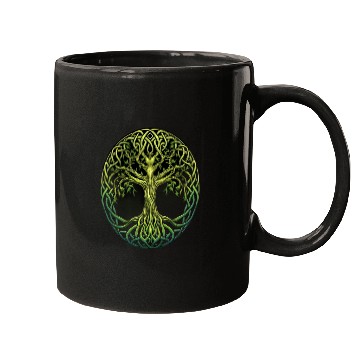 Discover St Patricks Day Celtic Knot Tree Irish Gaelic Mugs
