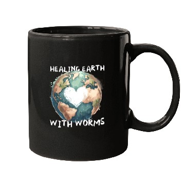 Discover Worm Farming Earthworm Gardener Vermiculture Mugs