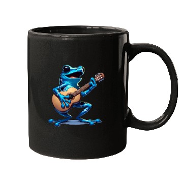 Discover Poison dart frog guitar Mugs