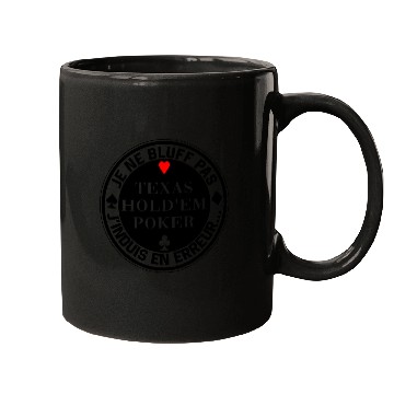 Discover Poker player Texas Hold'em gift Mugs