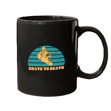 Discover SKATE TO DEATH Mugs
