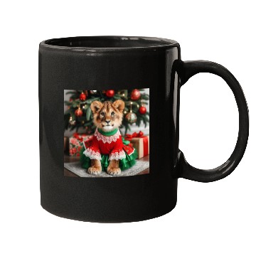 Discover Lion Christmas Mugs