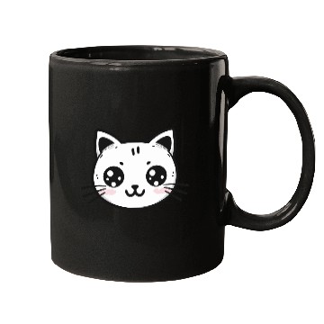 Discover Cute Cat - Kawaii Kitten - cat lovers Mugs