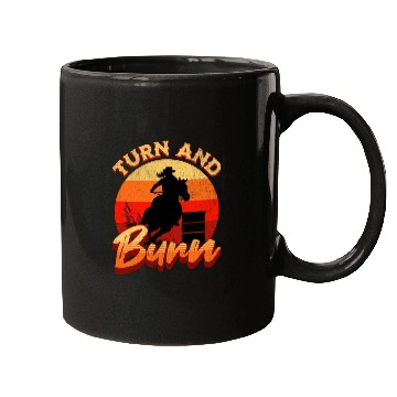 Discover Turn and Burn Barrel Racing Mugs