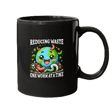 Discover Worm Farming Earthworm Gardener Vermiculture Mugs