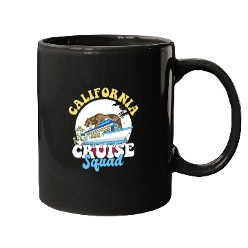 Discover California Cruise Squad Family Vacation Trip Mugs