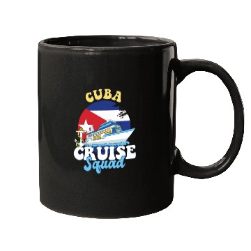 Discover Cuba Cruise Squad Family Vacation Trip Mugs
