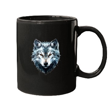 Discover Geometric Wolf Mugs